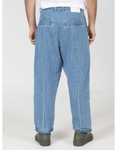 NINETEEN Jean pants K26-1030 Light blue NINETEEN - 2