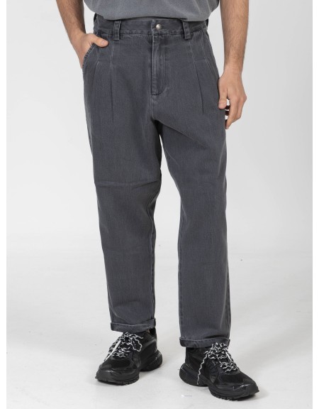 NINETEEN Jean pants K26-1030 Grey - Anthracite NINETEEN - 9