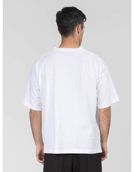 NINETEEN T-shirt K26-1033 Λευκό NINETEEN - 2