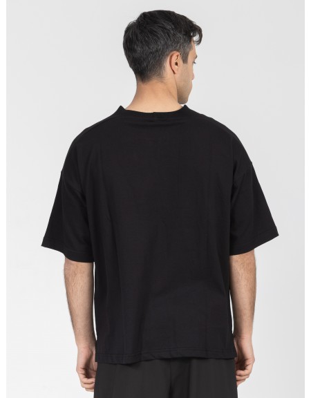 NINETEEN T-shirt K26-1033 Μαύρο NINETEEN - 2