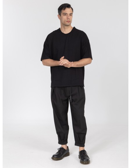 NINETEEN T-shirt K26-1033 Μαύρο NINETEEN - 4