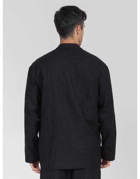 1.IX Mao Shirt K26-1.IX1023 Black NINETEEN - 2
