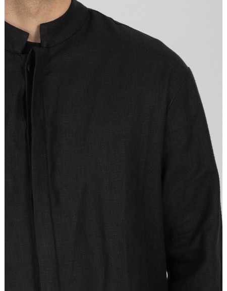 1.IX Mao Shirt K26-1.IX1023 Black NINETEEN - 3