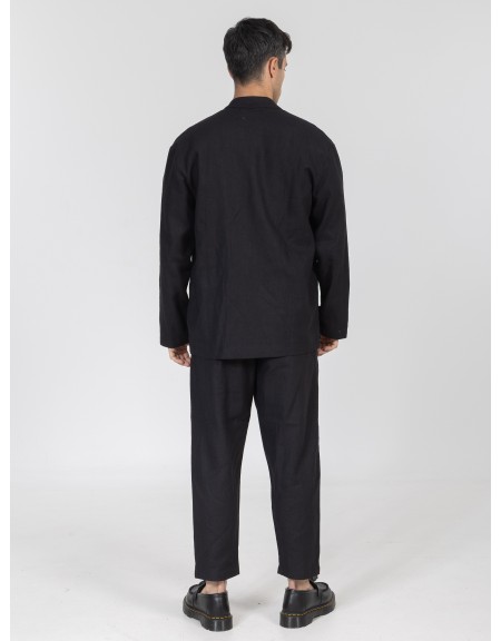 1.IX Mao Shirt K26-1.IX1023 Black NINETEEN - 5