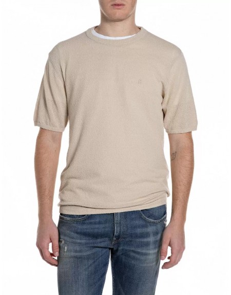 REPLAY T-shirt UK5164.000.G24028 Beige REPLAY - 1