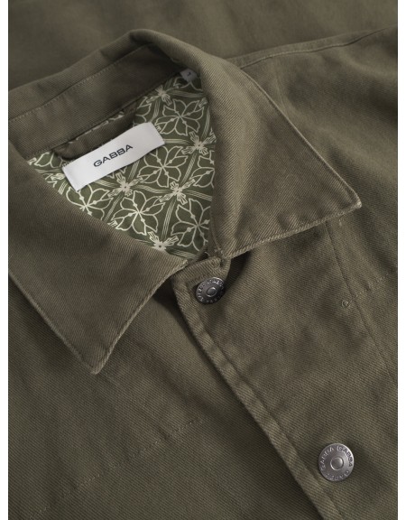 GABBA Jean μπουφάν GABbeta Twill Λαδί GABBA - 6