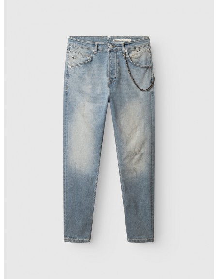 GABBA Jean pants ALEX CROS CROPPED Blue GABBA - 1