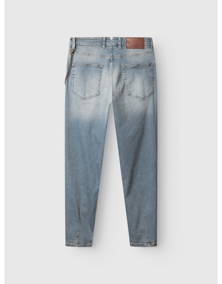 GABBA Jean pants ALEX CROS CROPPED Blue GABBA - 2