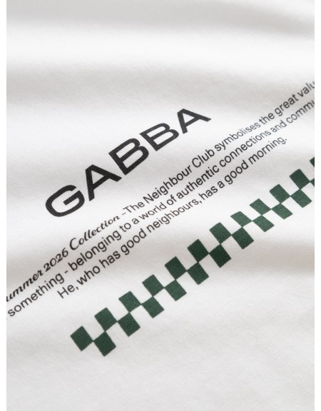 GABBA T-shirt NIGEL NBH SS Λευκό GABBA - 7