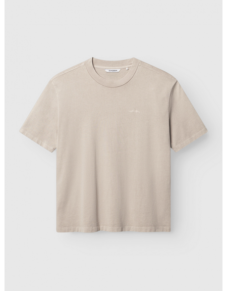 GABBA T-shirt NIGEL WIX BOXY HOUR SS Μπεζ GABBA - 1