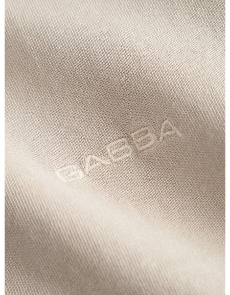 GABBA T-shirt NIGEL WIX BOXY HOUR SS Μπεζ GABBA - 6