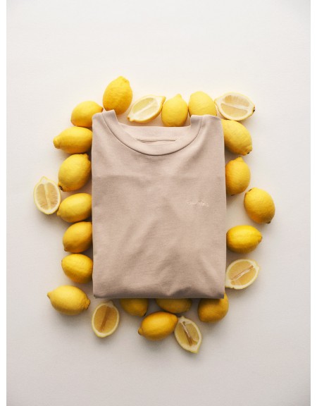 GABBA T-shirt NIGEL WIX BOXY HOUR SS Μπεζ GABBA - 1