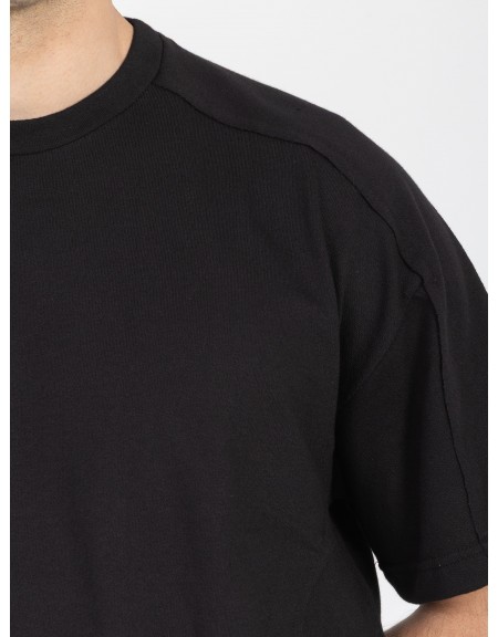 NINETEEN T-shirt K26-1050 Μαύρο NINETEEN - 3