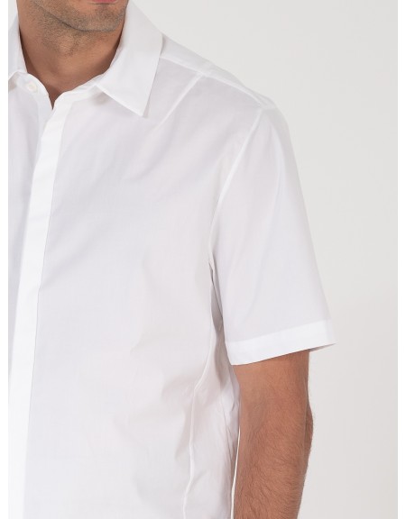 NINETEEN Short sleeve shirt K26-1002 White NINETEEN - 3