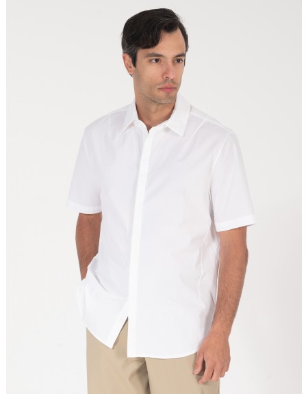 NINETEEN Short sleeve shirt K26-1002 White NINETEEN - 6
