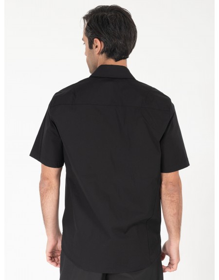 NINETEEN Short sleeve shirt K26-1002 Black NINETEEN - 1