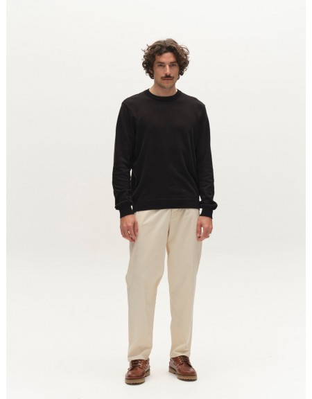 GABBA Pants FIRENZE BOLU CROPPED Ecru GABBA - 3