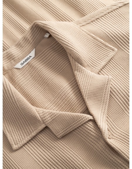 GABBA Short-sleeved shirt VALENTE WUP SS Beige GABBA - 7