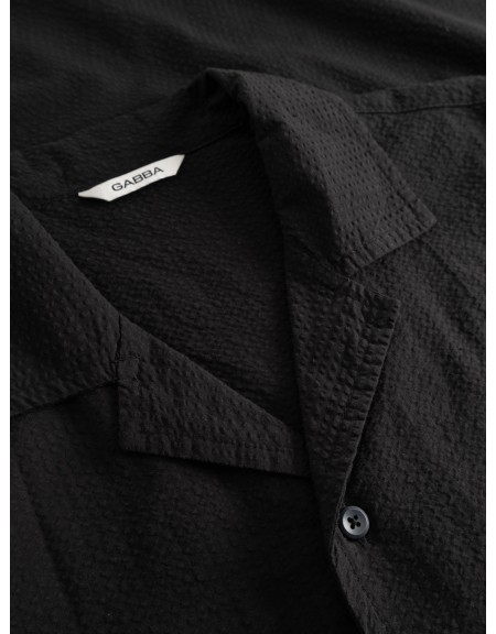 GABBA Short-sleeved shirt TIMO RESORT KER SS Black GABBA - 6
