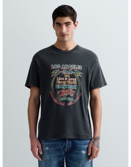 REPLAY T-shirt M3517.000.23792M Anthracite REPLAY - 6