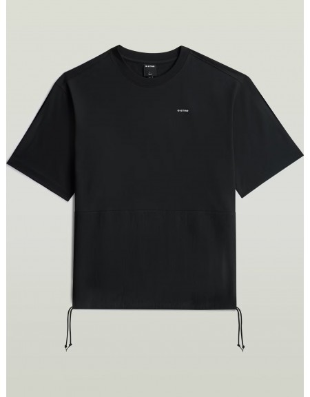 G-STAR RAW T-shirt D28697-E385-6484 WOVEN MIX LOOSE R T Black G-STAR RAW - 7