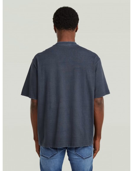 G-STAR RAW T-shirt D29297-E401-D418 FRONT GR ANGRY BEE LOOSE R T Μπλε G-STAR RAW - 5