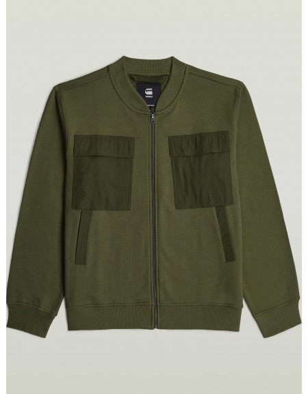 G-STAR RAW Sweatshirt D28824-E553-B230 WOVEN MIX SW Olive G-STAR RAW - 7