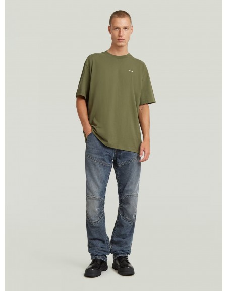 G-STAR RAW T-shirt D28588-D593-H871 RELAXED BASE R T Λαδί G-STAR RAW - 4