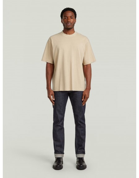 G-STAR RAW T-shirt D28605-E401-H970 BACK GR LOOSE R T Μπεζ G-STAR RAW - 2