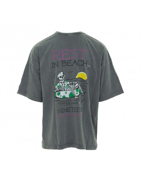 NINETEEN T-shirt K26-1083 Ανθρακί NINETEEN - 2