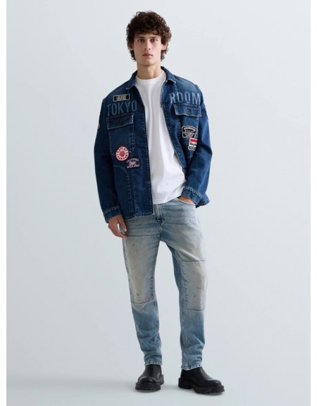 REPLAY T-shirt M12BE.006.00QMJ Off-white REPLAY - 5