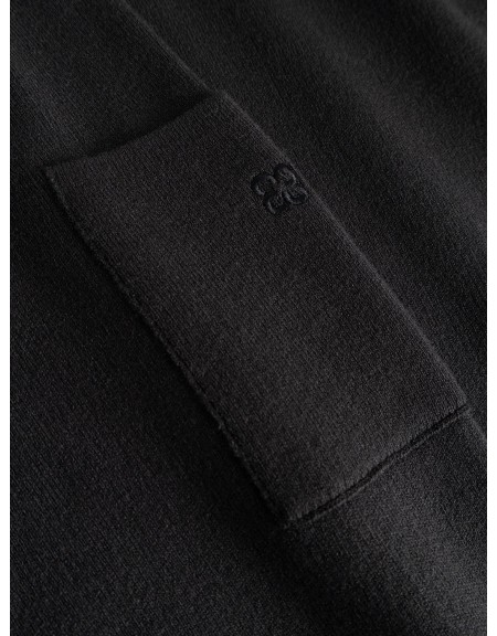 GABBA Knitted blouse ADRIEL O-NECK LUME LS Black GABBA - 5
