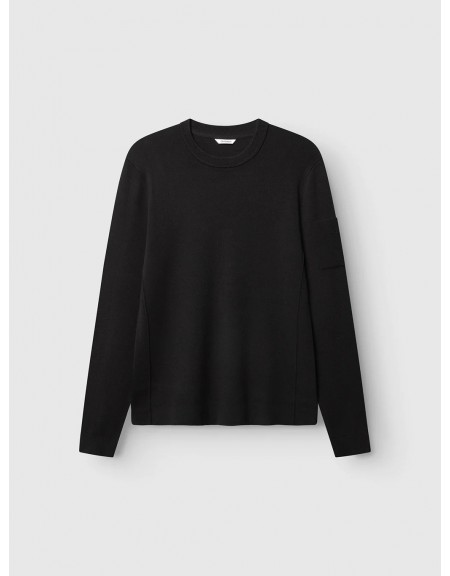 GABBA Knitted blouse ADRIEL O-NECK LUME LS Black GABBA - 1