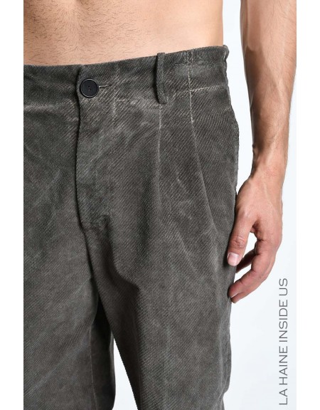 LA HAINE Pants 3BLM1331 Gray LA HAINE - 4