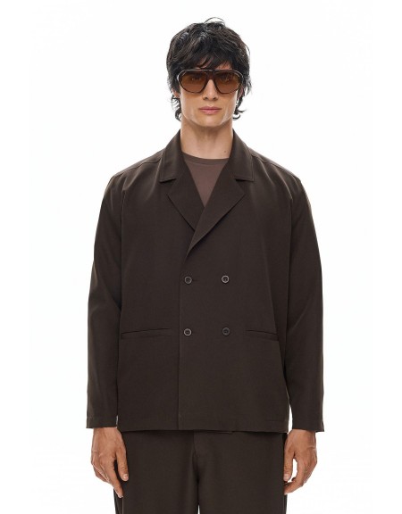 ANNIKO Cross-buttoned jacket 26541-293-430 Brown ANNIKO - 1