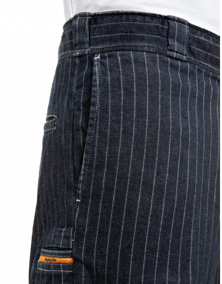 REPLAY INC Striped pants KU1009.000.139 D04 WAIST Blue REPLAY - 5