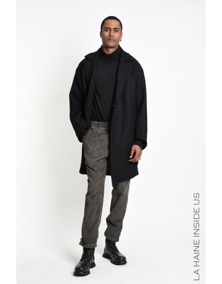 LA HAINE Coat 3-LM1291 Black LA HAINE - 7