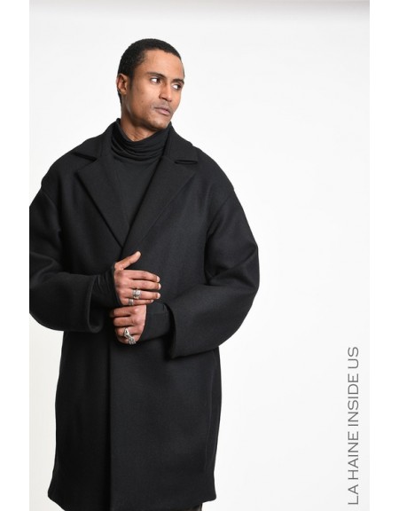 LA HAINE Coat 3-LM1291 Black LA HAINE - 1