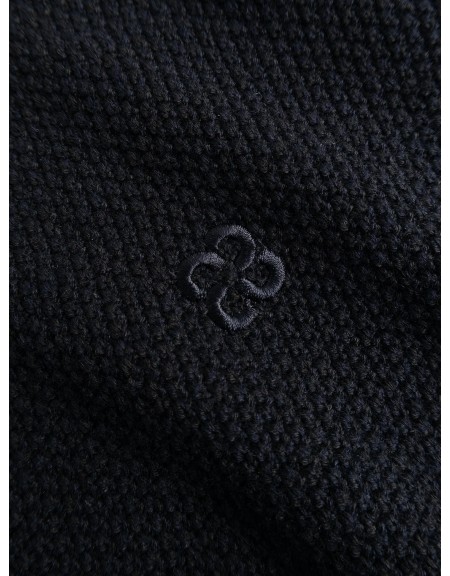 GABBA Knitted LAMIX CORO HALF LS Crop Top Black GABBA - 4