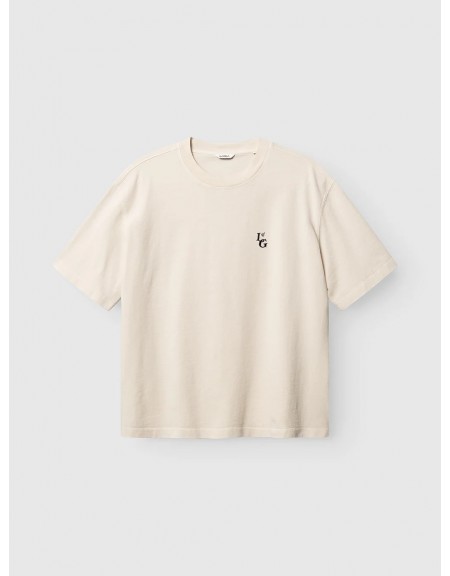 GABBA T-shirt LEGIN BOXY GLORY SS Μπεζ GABBA - 1