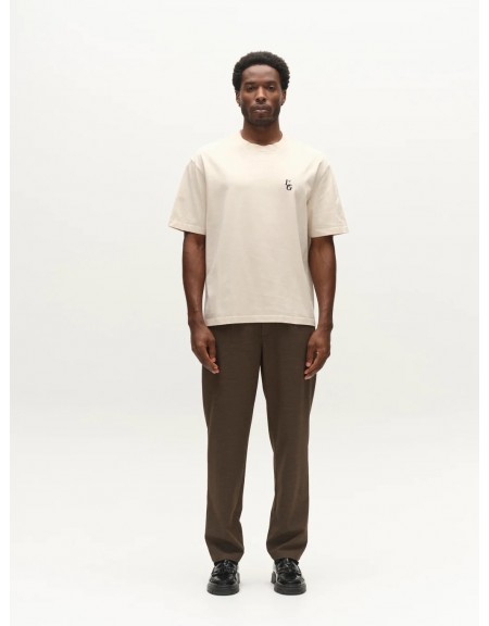 GABBA T-shirt LEGIN BOXY GLORY SS Μπεζ GABBA - 4