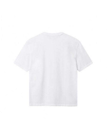 GABBA T-shirt LEGIN WIX BOXY HOUR SS GABBA Λευκό GABBA - 5