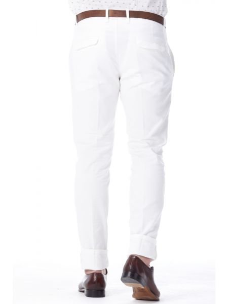 PAPILIO GARAMAS chino παντελόνι PP-195000/10 λευκό