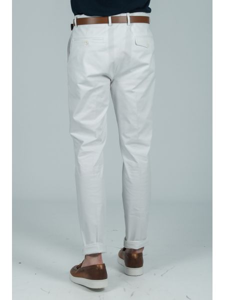 GUARDAROBA chino παντελόνι PPP-101/01 λευκό