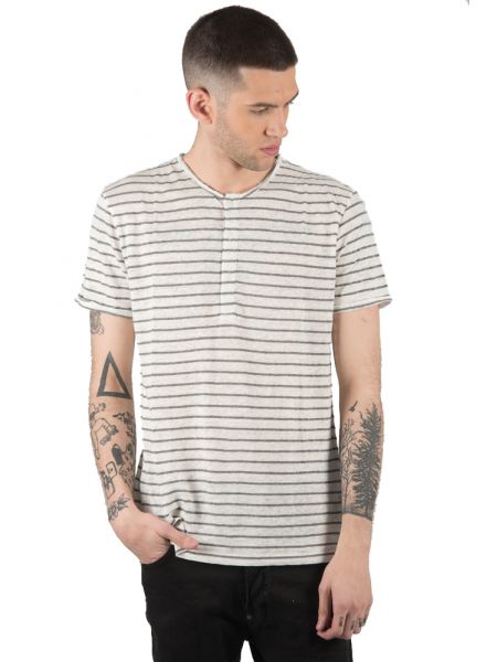 SURPLUS MAN t-shirt SW19265 off white-γκρι