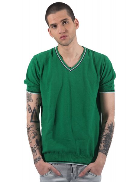 GIANNI LUPO t-shirt thread BW625 green