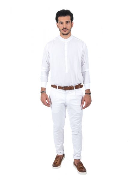 VITTORIO ARTIST chino trouser REGGIO white