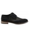 YES LONDON leather shoe CM02-CAMOSCIO 352 black