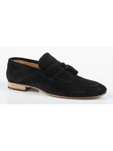 YES LONDON suede shoe CRV08-CAMOSCIO black