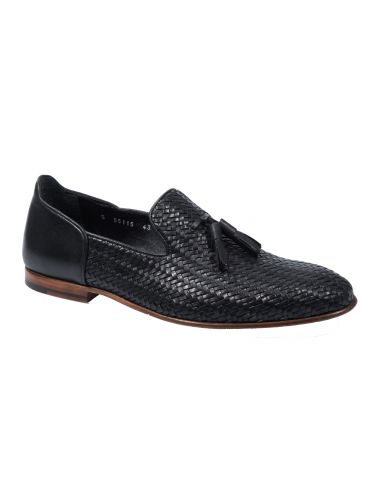 FAR UK δερμάτινο slip-on 19SSH0085 μαύρο